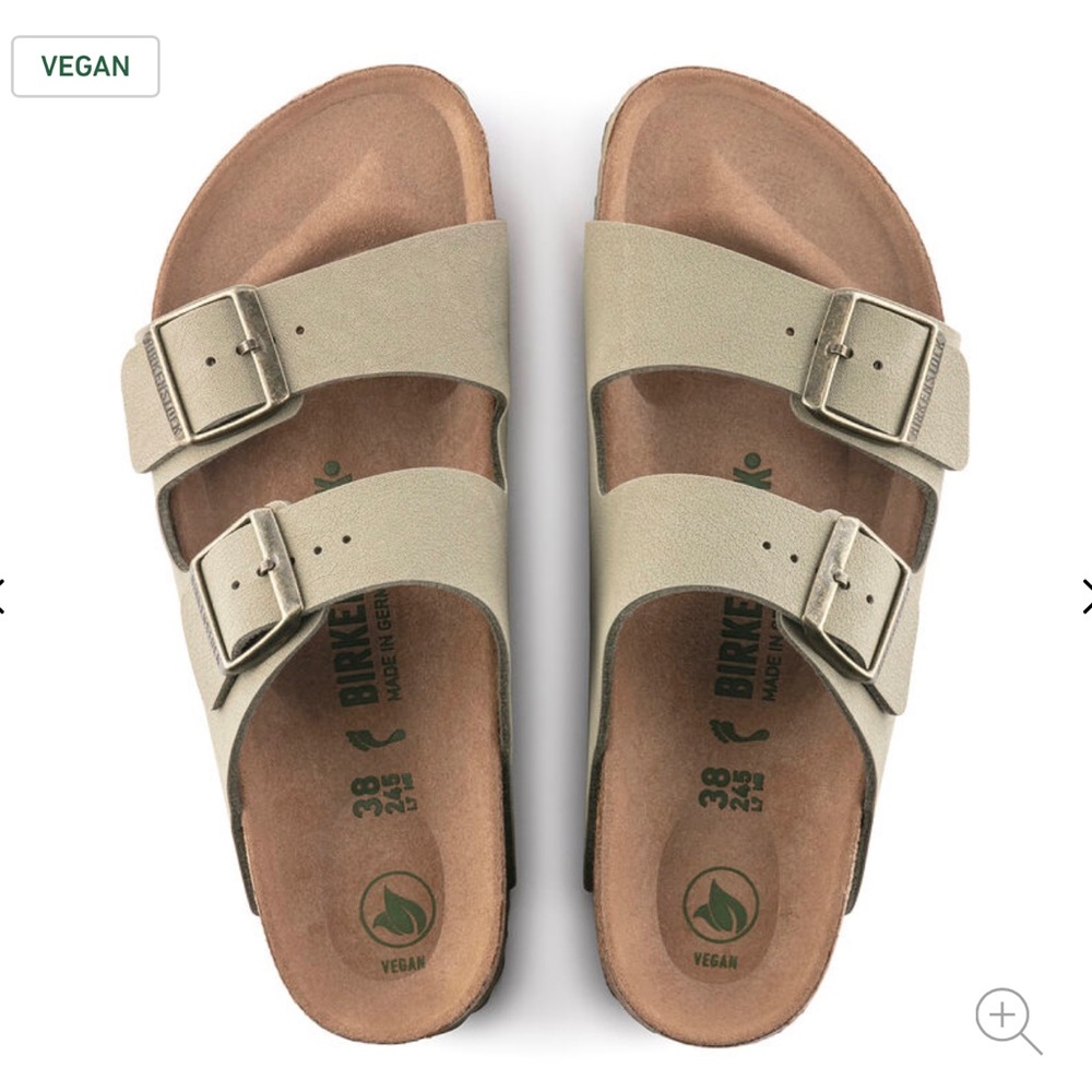 Birkenstock Arizona Vegan Sandal in Khaki